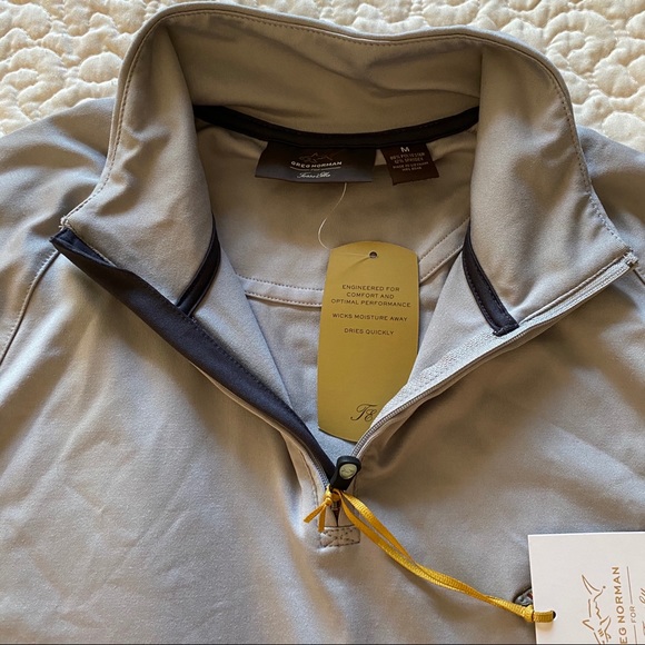 NWT Greg Norman quarter zip jacket - msrp $70 - Picture 3 of 5